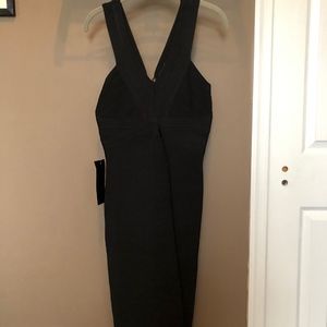 bebe black dress